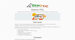 Desktop Screenshot of demo-tic.org