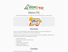 Tablet Screenshot of demo-tic.org